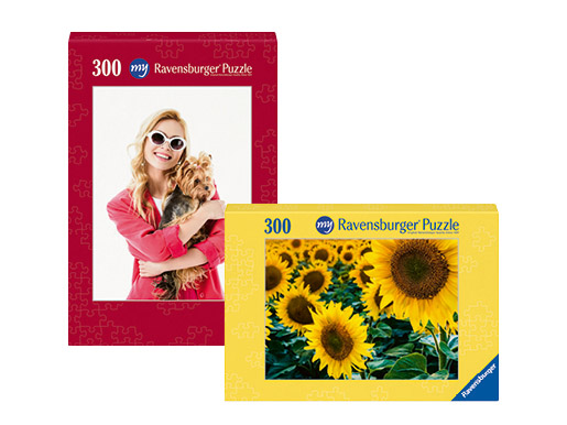 Fotopuzzel 300 stukjes blikverpakking en kartonnen verpakking